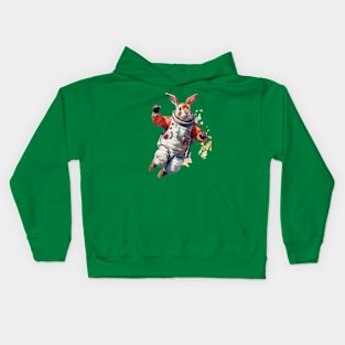 The Great Rabbit of the Galaxy Kids Hoodie